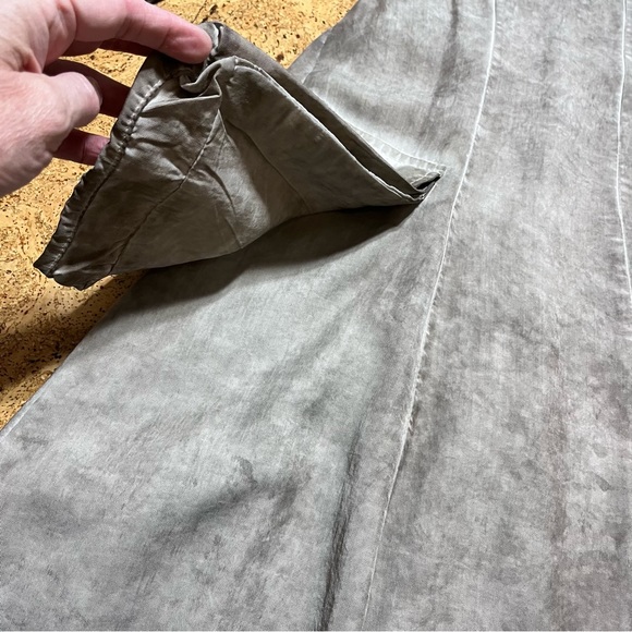 Inizio Taupe Cowl Neck Pocket Dress Sz M - Picture 9 of 13